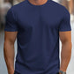 Ewen | Camiseta Ajustada de Cuello Redondo de Manga Corta 