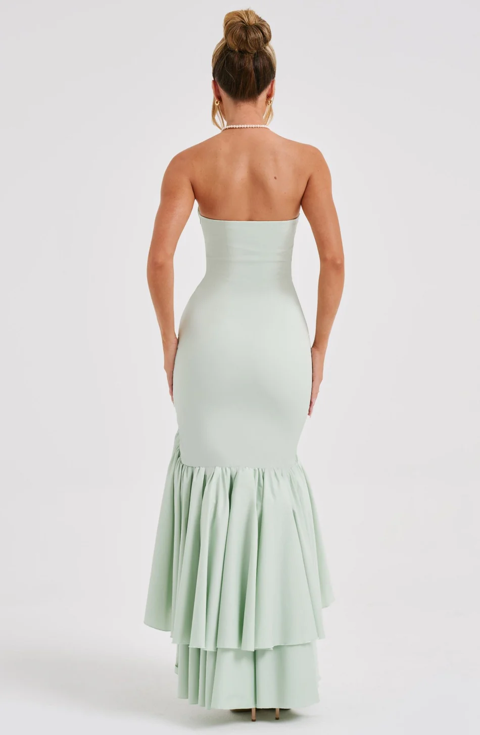 Aurore | Robe Fendue Élégante à Volants