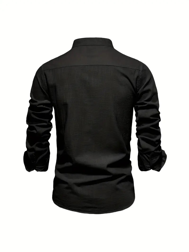 Clément | Camisa Delicada – Corte Alargado y Detalles Abotonados 