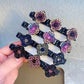 Josée | Elegant Flower Rhinestone Hair Barrette 