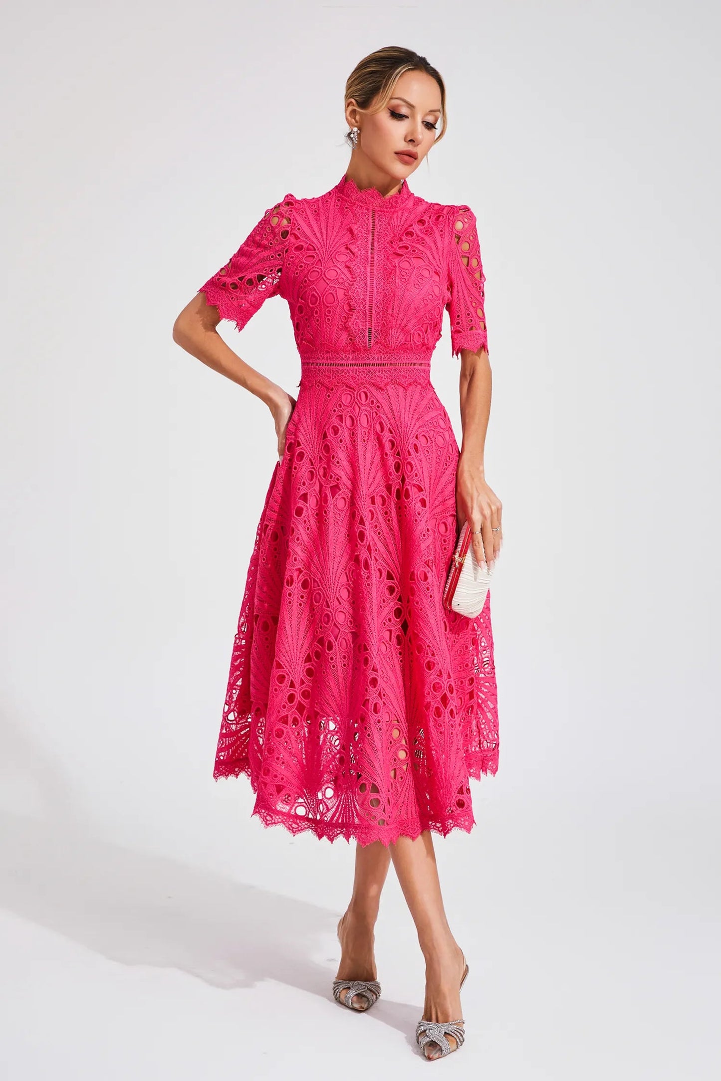 Nadine | Abito Midi – Fascino Chic E Tocchi Raffinati 