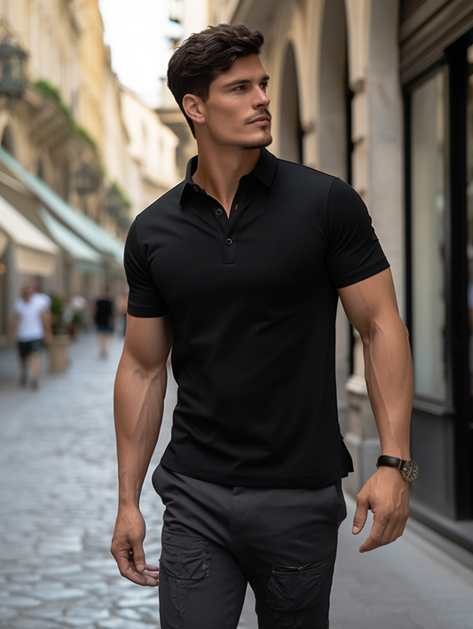 Antoine|Polo Camisa Ajustada Para Silueta Musculosa 